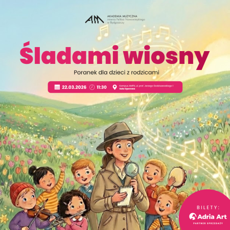Poranek Muzyczny dla dzieci z rodzicami - Śladami wiosny